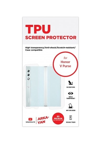 Honor V Purse Arka Ve Yan Koruyucu Tpu Film