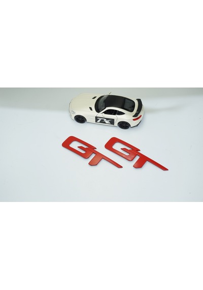 Dk Tuning Gt Mustang Shelby Kırmızı Abs Yazı Logo Arma Seti