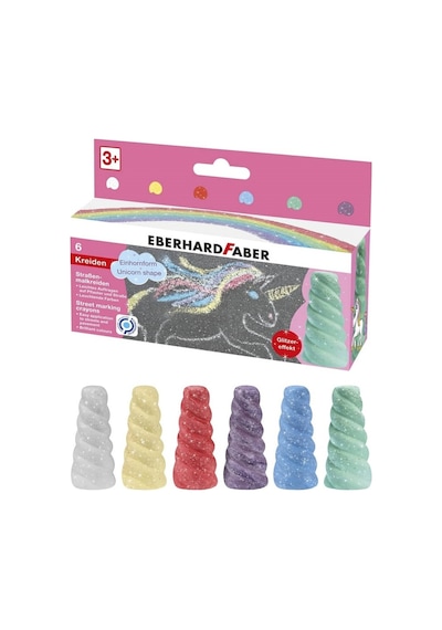 Eberhard Faber Unicorn Sokak İşaretleme Tebeşiri 6 Renk