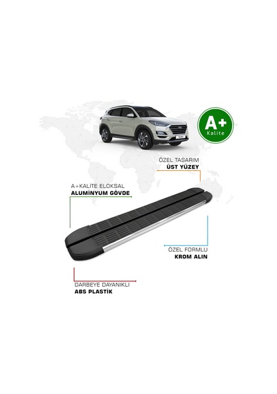 Hyundai Tucson Yan Basamak 2015 2020 Model S-line