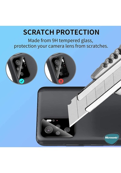 Xiaomi Poco M5s Kamera Lens Koruma Camı V2 Siyah Poco M5s İle Uyumlu Ekran Koruyucu Diğer