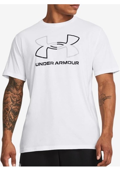 Under Armour Ua Gl Foundation Update Ss Erkek Antrenman Tişörtü 1382915-100 Beyaz