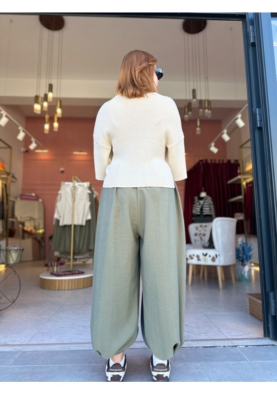Jasminurgancy Standart Beden Yeşil Pantolon haki