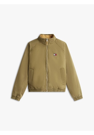 Tommy Hilfiger Tjm Cotton Twıll Padded Jacket Erkek Yeşil Mont - Dm0dm22712
