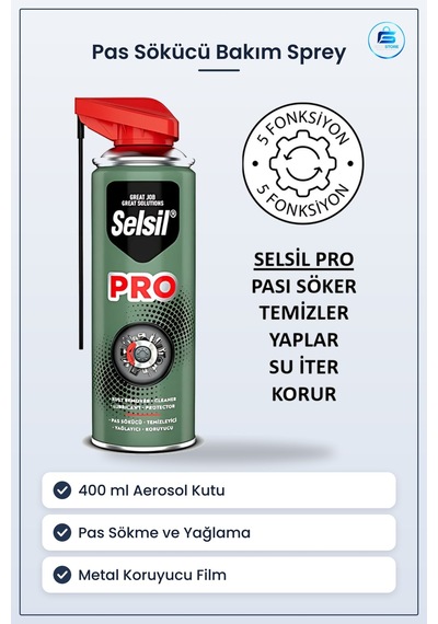 Pas Sökücü Bakım Sprey 400 Ml Çok Amaçlı Temizleyici Yağlayıcı Ko