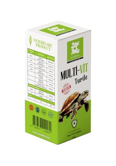 Nanbell Multivit Turtle Kaplumbağa Destekleyici Vitamin