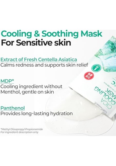 Fusion C Cica Cooling Mask Yüz Maskesi 5 Li Paket