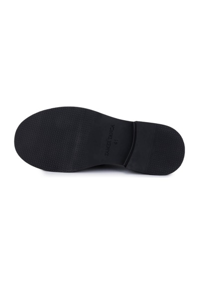 Tamer Tanca Erkek Hakiki Deri Bordo Loafer Ayakkabı 1068 9001 Erk Ayk Sk24-25 Bordo Acma Bordo