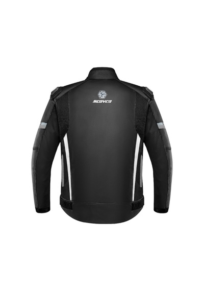 Ebakbak Motosiklet Montu Full Korumalı 4 Mevsim Maxdura Kumaş Ve Pu Deri Motor Mont Siyah Edt