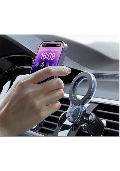 Kancalı Premium Araç İçi Telefon Tutucu Yeni Nesil Kancalı Manyetik Tasarım Diğer