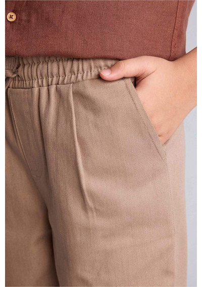 Defacto Carrot Fıt Gabardin Pantolon Erkek Çocuk E2218a826spbn580 Kahve-bn580
