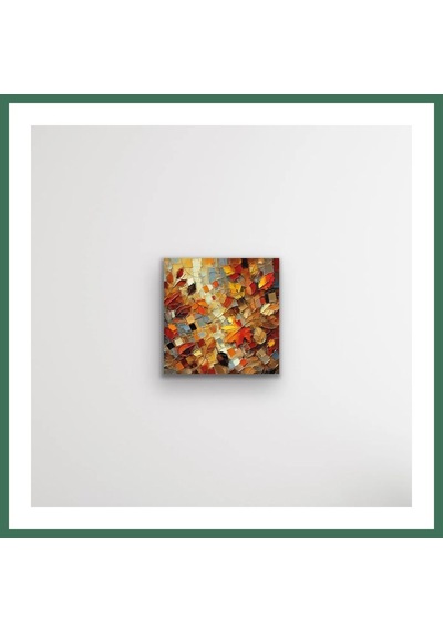 En-cag Sonbahar Mevsimi Kanvas Tablo 60x60cm Bss Çok Renkli
