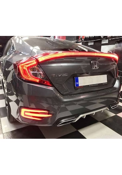 Honda Civic Fc5 E Dizayn Arka Sis Reflektör Sağ Sol Takım