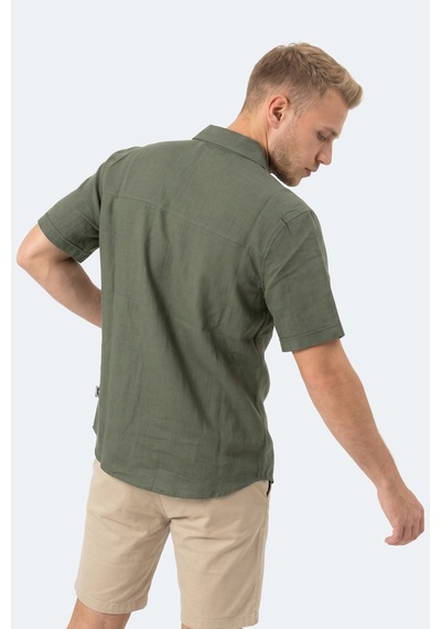 Slazenger Kırtıda Erkek Haki Gömlek