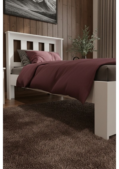 Stark Tek Kişilik Mdf Karyola Ve 2 Komodinli Set