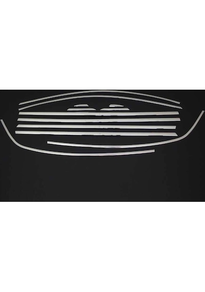 Renault Megane 4 Sedan Krom Cam Çerçevesi 12 Parça 2016-2020 Aras