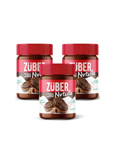 Nutzilla Fındık Kreması Kakaolu 315 G X 3 Adet