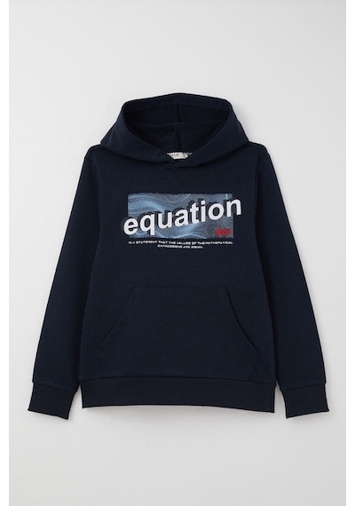 Breeze Erkek Çocuk Sweatshirt Yazı Baskılı Kanguru Cepli Kapüşonlu 8-14 Yaş, Lacivert Lacivert Breeze Erkek Çocuk Sweatshirt Yazı Baskılı Kanguru Cepli Kapüşonlu 8-14 Yaş, Lacivert Lacivert