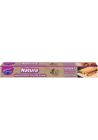 Parex Natura Hazır Kesilmiş Pişirme Kağıdı 10'lu