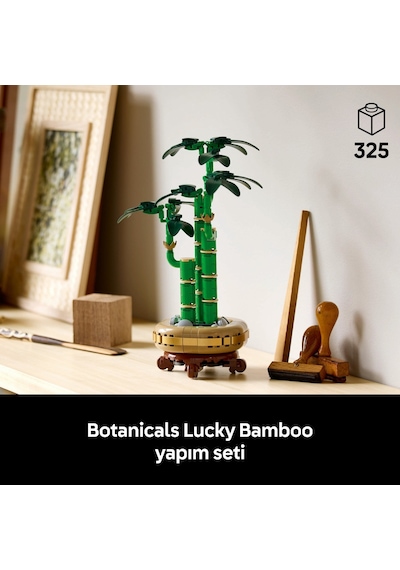 LEGO® Botanicals Sans Bambusu 10344 - Dogasever Yetiskinler için Dekoratif Bitki Yapim Seti (325 Parça)