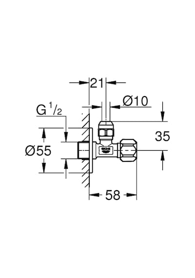 Grohe 1/2" 22018000 Ara Musluk