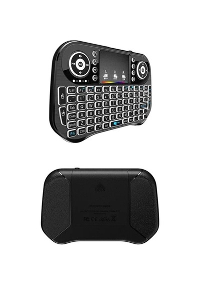 Zenvia Zk-08 Rgb Işıklı Mini Kablosuz Klavye Touchpad Bluetooth Ve 2.4g Smart Tv Kumandası Znv2026