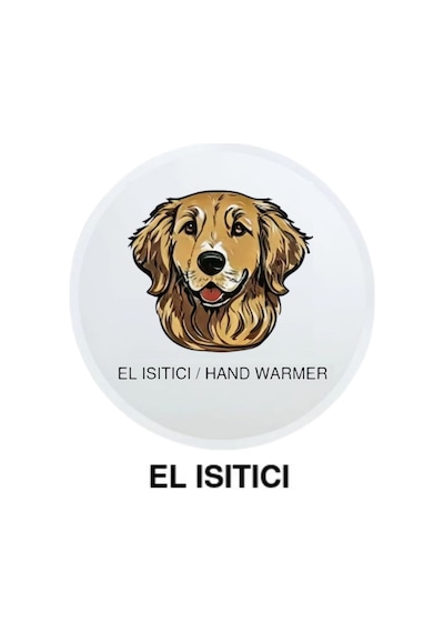 Sıa Kahverengi Köpek Cep Sobası,el Isıtıcı,sıcak Su Torbası Pvc 10x9,5cm Çok Renkli