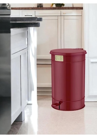 The Mia GLV0745 Çöp Kovası Bordo 24 L Bordo