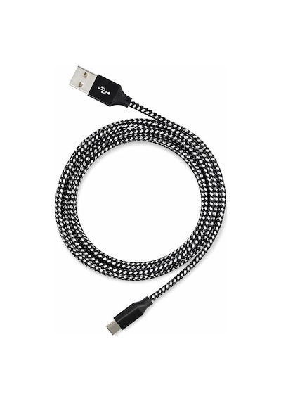 Vcom Cu250 Type-c To Usb 3m 15w 5v-3a Örgülü Şarj Kablosu