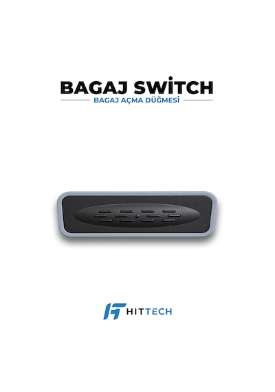 Renault Zoe, Clio 3, Megane 2 Ve Laguna 2 Uyumlu Bagaj Açma Düğmesi Butonu Switch  8200078258 1 Adet