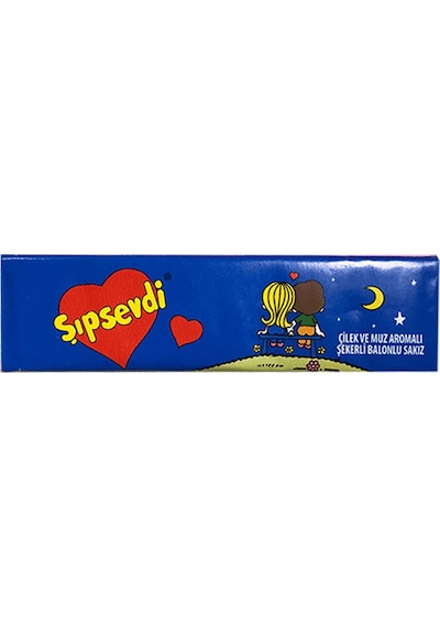 Kent Şıpsevdi Stick Muz Çilek Aromalı Sakız 25 G
