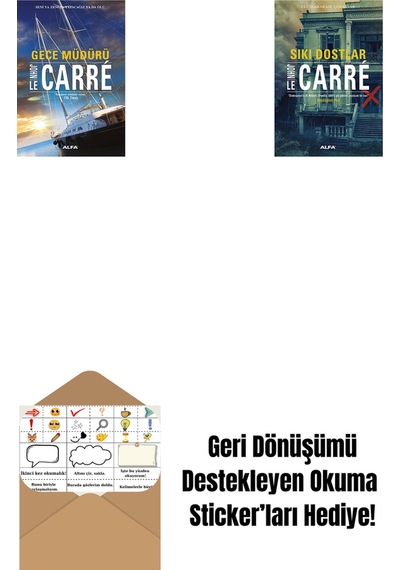 Gece Müdürü + Sıkı Dostlar + Okuma Sticker'ları