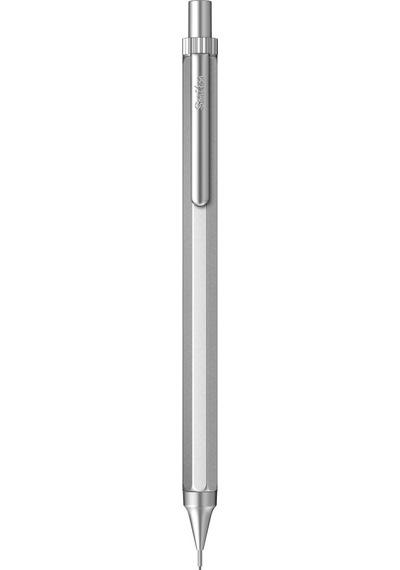 Scrikss Octagon-x Mekanik Kurşun Kalem 0.7 Mm Mat Krom