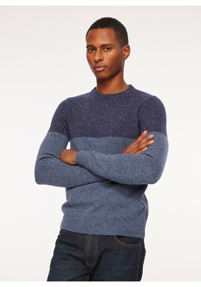Fred Mello Bisiklet Yaka Slim Fit Lacivert Erkek Kazak Fm23w58mg