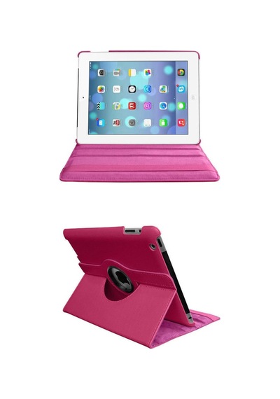 Apple Uyumlu iPad, 2 3 4 9.7 Inç Kılıf 360 Dönen Standlı Deri Kapak 550475499