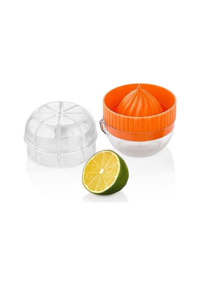 2 Adet Limon Sıkacağı Qlux Bpa İçermez Kapaklı Limon Sıkacağı L-00239 Plastik Diğer