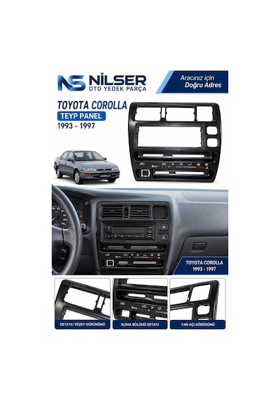 Toyota Corolla Ae101 Orta Teyp Panel Çerçevesi 1993-1998