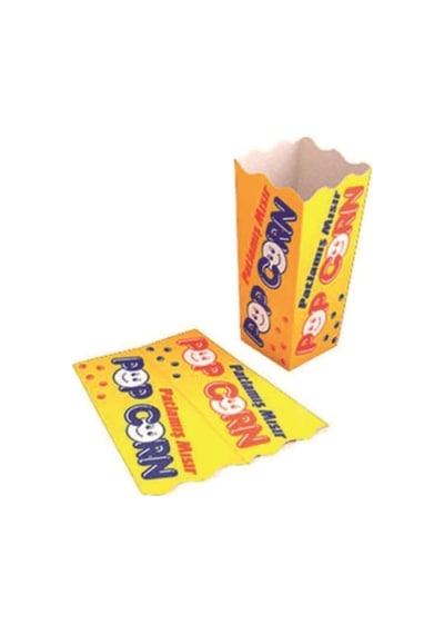 Çelikpençe Küçük Karton Pop Corn/mısır Kutusu 100 Adet Genel