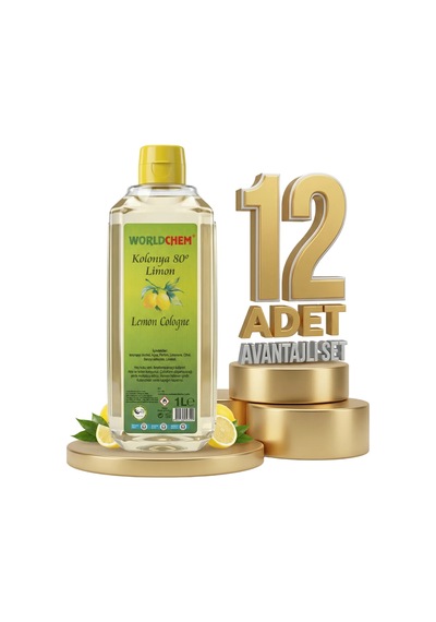 Worldchem Limon Kolonyası 12x1 Lt