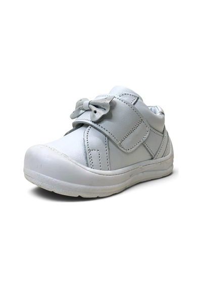 Tuğba Ortopedi 311 Kız Bebek Deri İlk Adım Sneaker Beyaz
