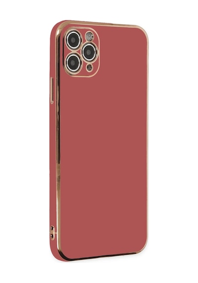 Ilkeshop Newface Apple iPhone Uyumlu 11 Pro Max Kılıf Volet Silikon - Kırmızı