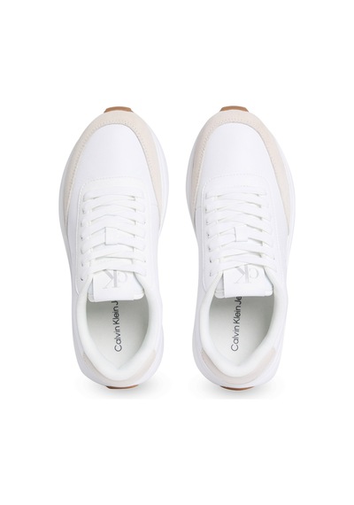 Calvin Klein Athleısure Runner Mg Lth Beyaz Kadın Sneaker 000000000102245996 Beyaz