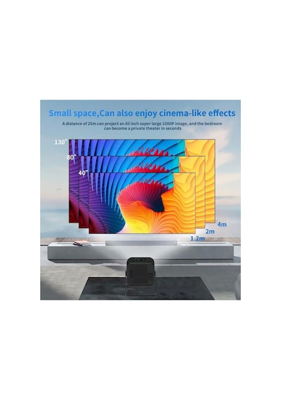 X12plus Android Projektör + Game Projector Ultra Hd 4k Ev Sinema Yansıtma Oyun Projeksiyon Cihazı