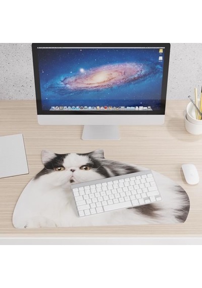Mustard Şişman Kedi Mouse Pad