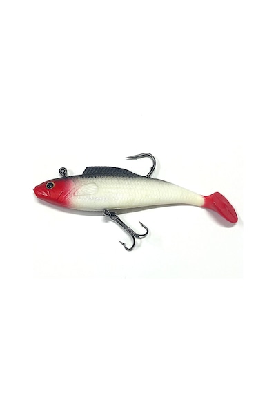 Genba Turna Silikon Yem Kırmızı Beyaz 27 Gr 12 Cm Renk: 138