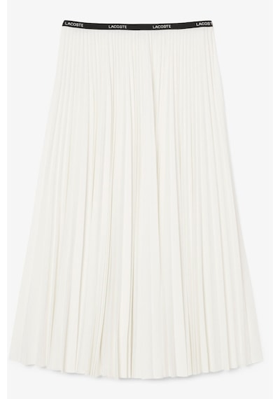 Lacoste Women's Pleated Skirt Pileli Kadın Etek Beyaz
