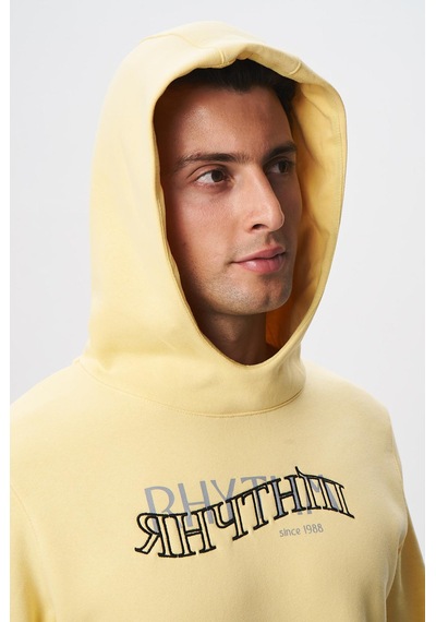 AR-MA Arma Erkek Regular Fit Yazı Baskılı Dikişli Kanguru Cepli Sweatshirt 001