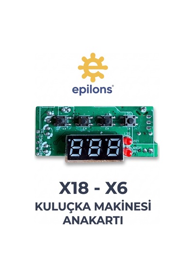 Kargo Mx-18 Mx-6 Ev Tipi Mini Kuluçka Makinesi Anakartı Dijital Göstergeli Termostat Ve Kontrol Kartı Yedek Parça N