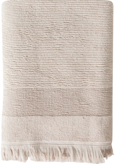 Mudo Home Borla Bej Banyo Havlu 90x150