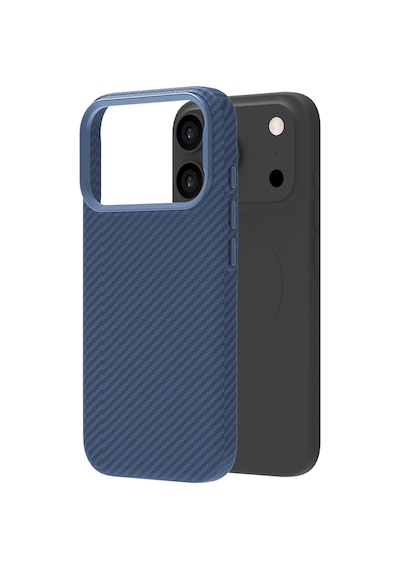 Buff Apple Uyumlu iPhone 17 Pro Max Magsafe Kevlook Kılıf Mavi